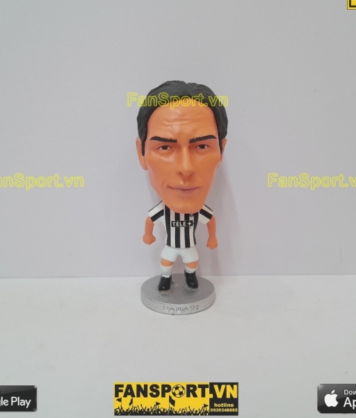 Tượng Filippo Inzaghi 9 Juventus 2000-2001 home white black kodoto