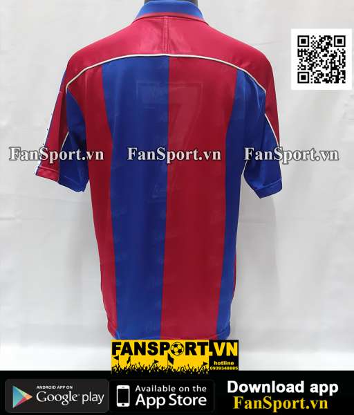 Áo đấu Barcelona 1992 1993 1994 1995 home shirt jersey red blue Kappa