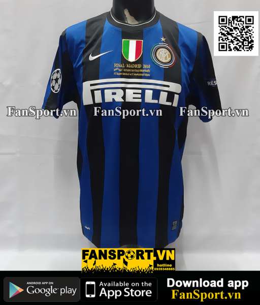 Áo Internazionale Milan Champion League Final 2010 shirt home Inter