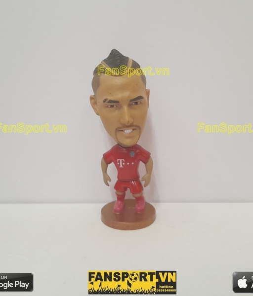 Tượng Arturo Vidal 23 Bayern Munich 2015 2016 home red soccerwe