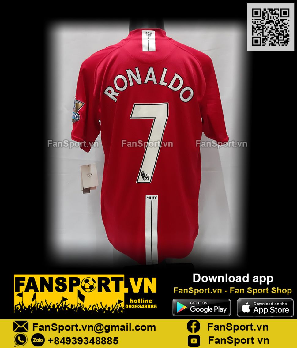 Manchester United Home 2008-2009 Ronaldo UCL BNWT, Men's Fashion,  Activewear on Carousell