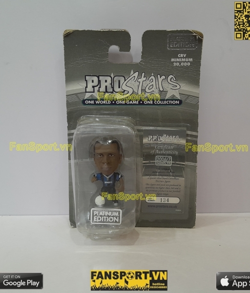 Tượng Vieira 14 Inter Milan 2006 2007 home corinthian 134 PP1525