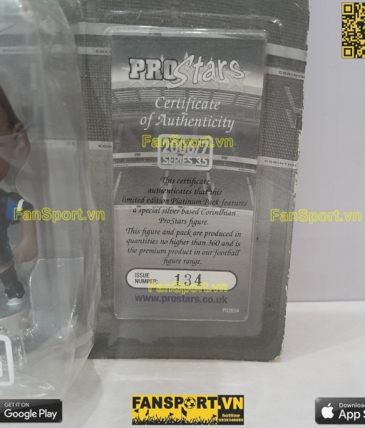 Tượng Vieira 14 Inter Milan 2006 2007 home corinthian 134 PP1525