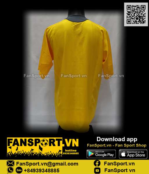 Áo đấu Arsenal 2006-2007 away shirt jersey yellow 195581 Nike