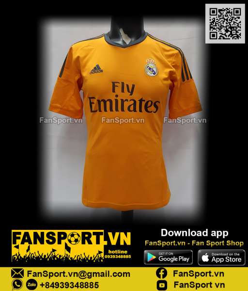 Áo Ronaldo 7 Real Madrid 2013 2014 third shirt jersey Z29454 Adidas