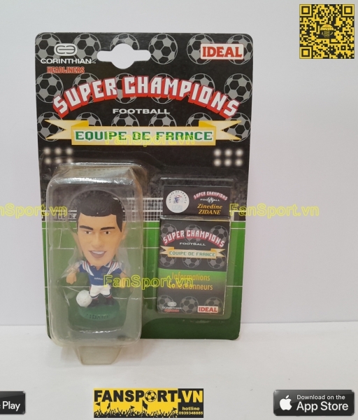 Tượng Zinedine Zidane 10 France 1996 1997 1998 home corinthian FRA008