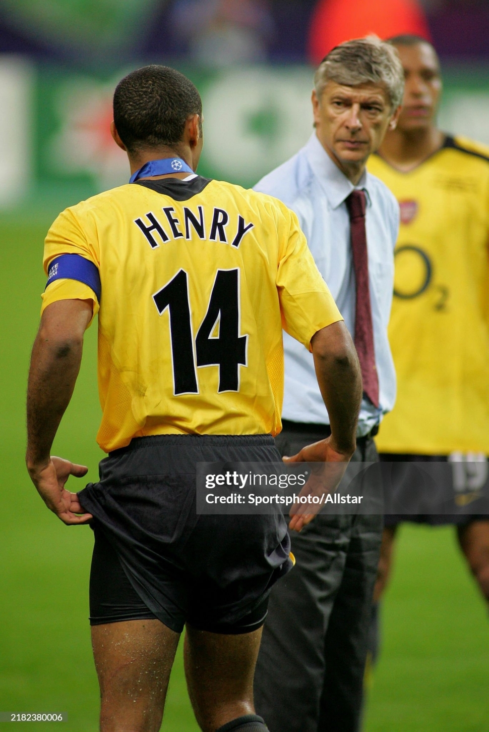 Áo đấu Arsenal 2005-2006 away shirt jersey yellow long sleeves Nike