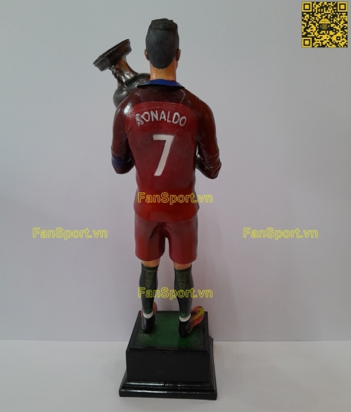 Tượng Ronaldo 7 Portugal Euro 2016 winner handmade home trophy cup