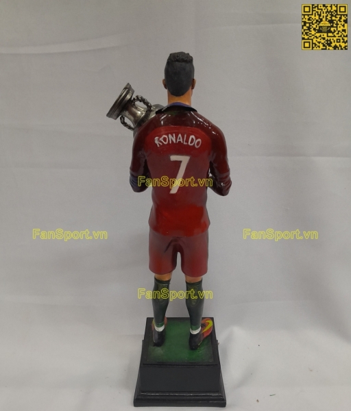 Tượng Ronaldo 7 Portugal Euro 2016 winner handmade home trophy cup