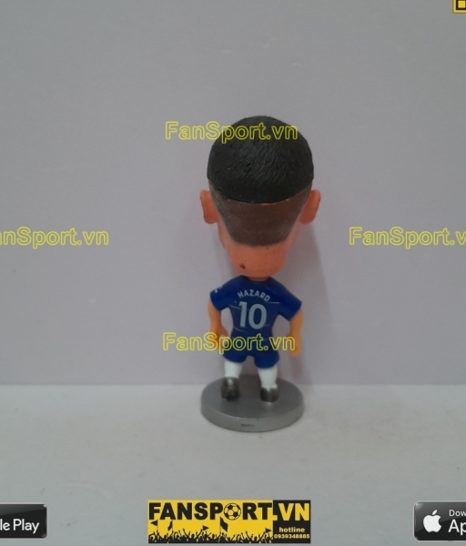 Tượng Eden Hazard 10 Chelsea 2018-2019 home blue soccerwe