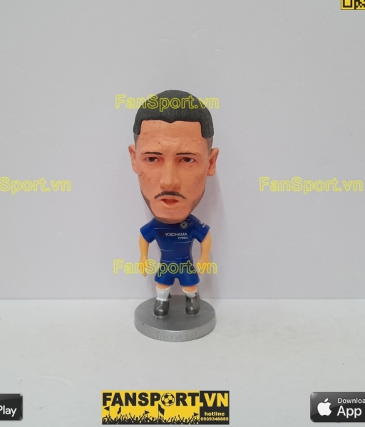 Tượng Eden Hazard 10 Chelsea 2018-2019 home blue soccerwe