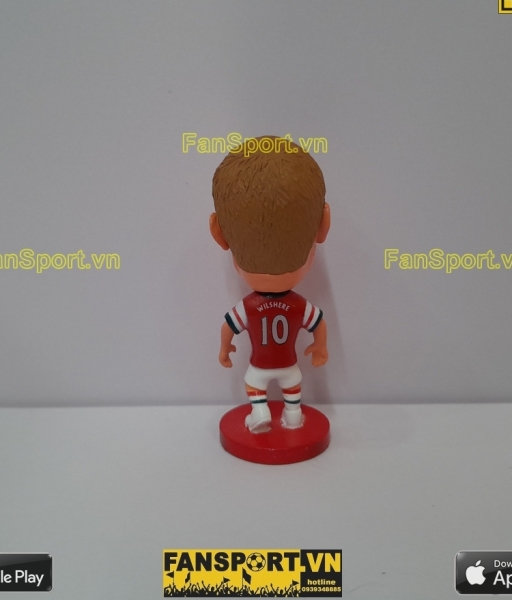 Tượng cầu thủ Jack Wilshere 10 Arsenal 2012 2013 2014 home red kodoto