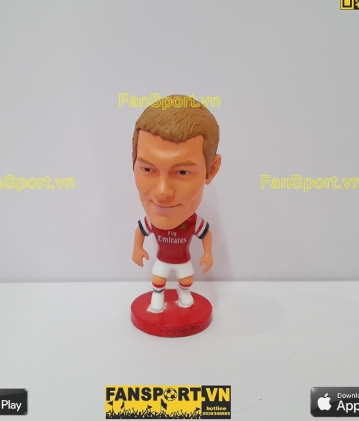 Tượng cầu thủ Jack Wilshere 10 Arsenal 2012 2013 2014 home red kodoto