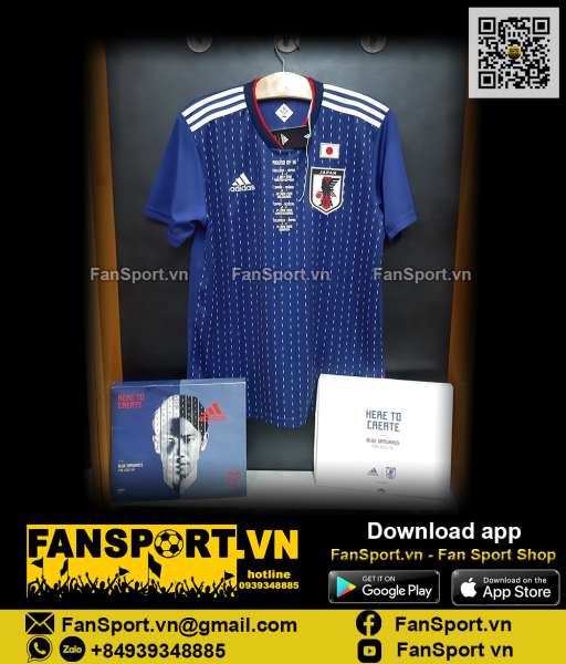 Box áo Japan 2018 2019 2020 home shirt jersey Adidas CV5638 BNWT Nhật