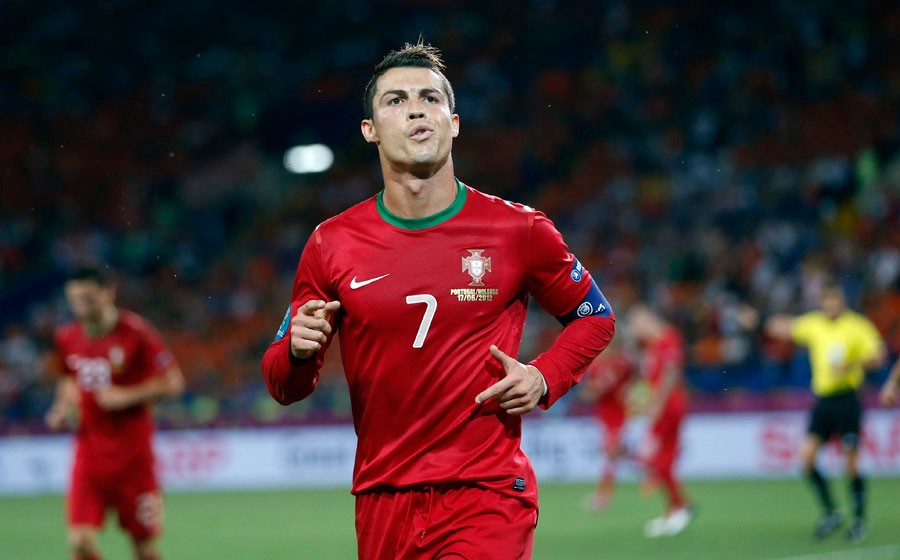 Áo Ronaldo 7 Portugal 2012-2013-2014 home shirt jersey red 447883 Nike