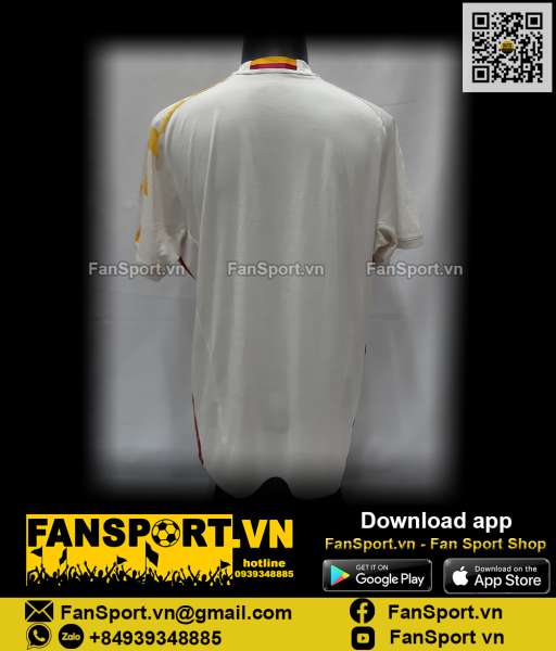 Áo đấu Spain 2015-2016 away shirt jersey white AA0830 Adidas