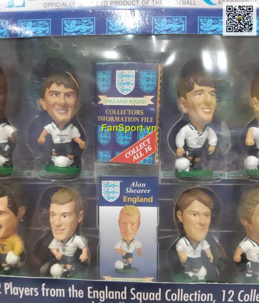 Bộ tượng Anh England Euro 1996 corinthian pack box 1995 1997 pack 9766