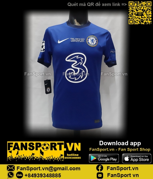 Áo Chelsea Champion League Final 2021 home 2020 shirt jersey CD4230