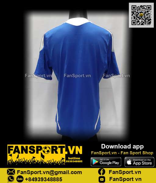 Áo đấu Chelsea 2011 2012 home shirt jersey blue Adidas V13927