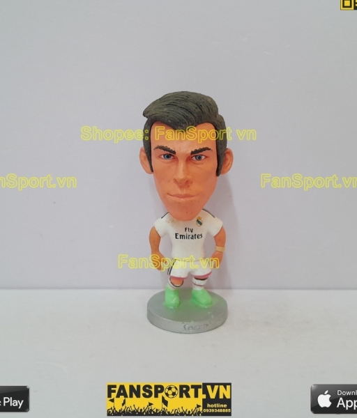 Tượng Gareth Bale 11 Real Madrid 2014-2015 home white soccerwe