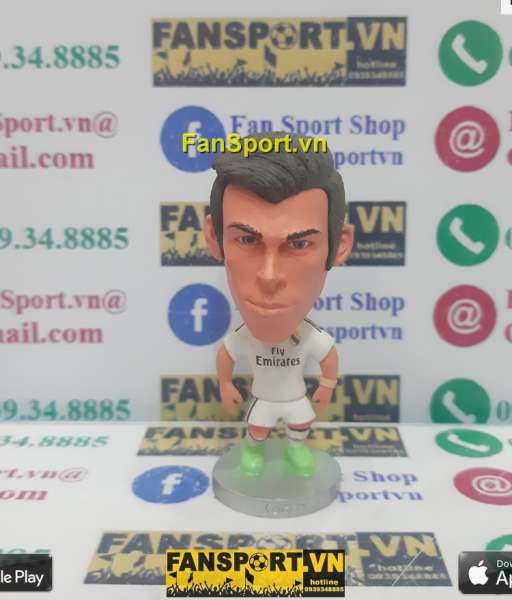 Tượng Gareth Bale 11 Real Madrid 2014-2015 home white soccerwe