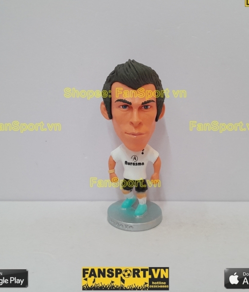 Tượng Gareth Bale 3 Tottenham Hotspur 2011 2012 home white kodoto