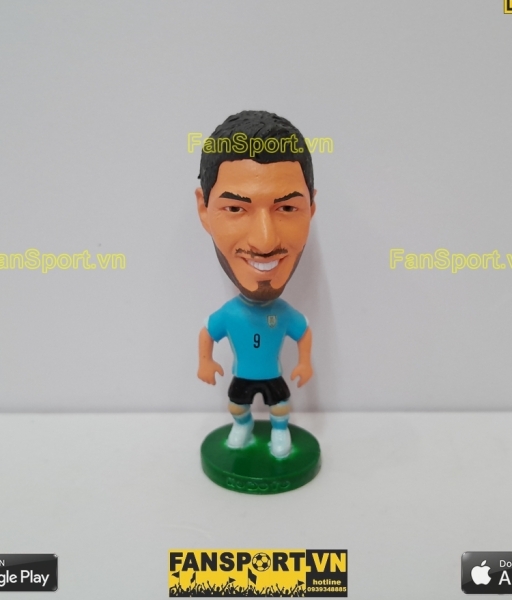 Tượng Luis Suarez 9 Uruguay 2014 2015 2016 home blue kodoto