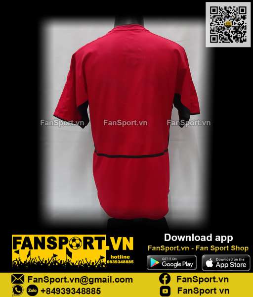 Áo đấu Manchester United 2002 2003 2004 home shirt jersey 184947 Nike
