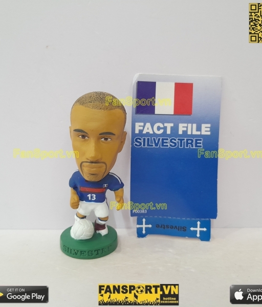 Tượng Mikael Silvestre 13 France 2004 2005 2006 home corinthian PR079