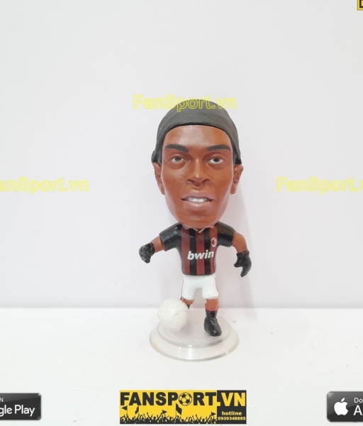 Tượng Ronaldinho 80 AC Milan 2009 2010 home red black kodoto ball