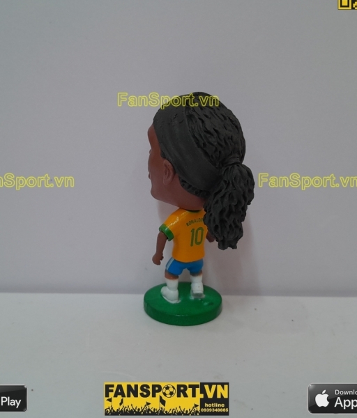 Tượng Ronaldinho 10 Brazil 2012 2013 home yellow kodoto vàng