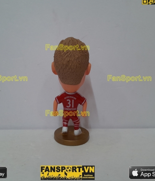 Tượng Schweinsteiger 31 Bayern Munich 2013 2014 home red kodoto