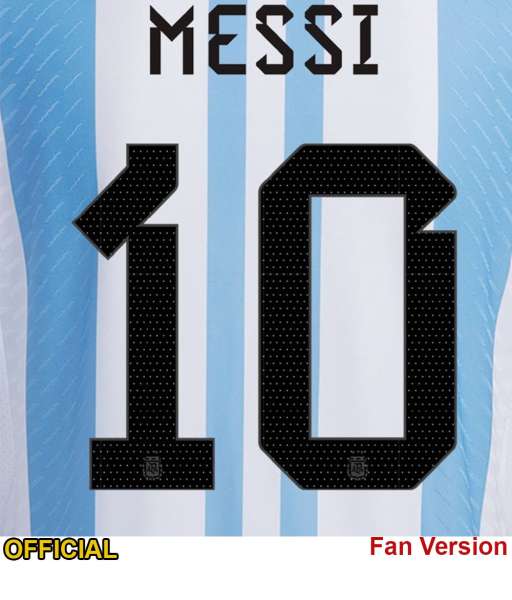 Nameset Messi 10 Argentina World Cup 2022 2023 home fan deko official