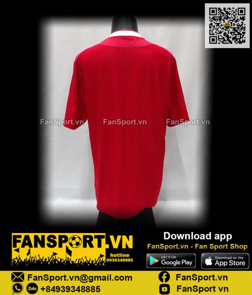 Áo Liverpool 2002 2003 2004 home shirt jersey red Reebok