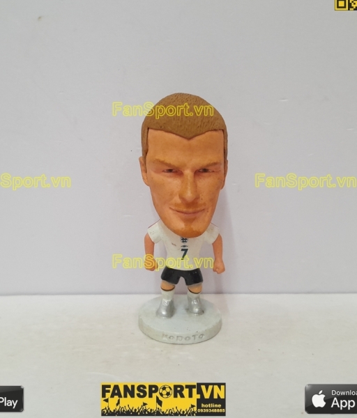 Tượng David Beckham 7 England 2003 2004 2005 home white kodoto