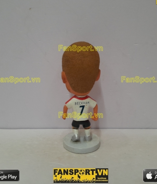 Tượng David Beckham 7 England 2003 2004 2005 home white kodoto
