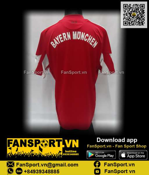 Áo Bayern Munich Champion League final 2010 home shirt jersey P95790