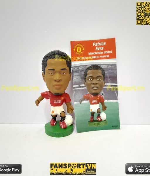 Tượng Evra 3 Manchester United 2007-2008-2009 corinthian PRO1639 0445