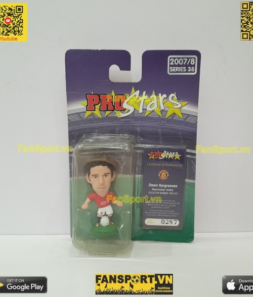 Tượng Hargreaves 4 Manchester United 2007 2008 2009 corinthian PRO1707