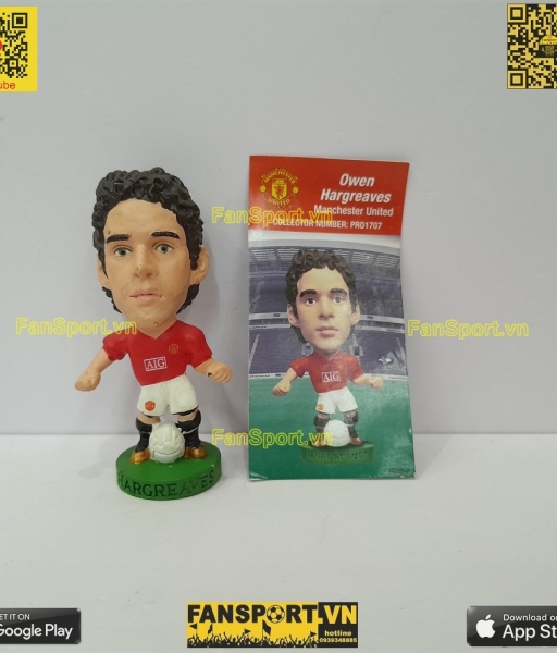 Tượng Hargreaves 4 Manchester United 2007 2008 2009 corinthian PRO1707
