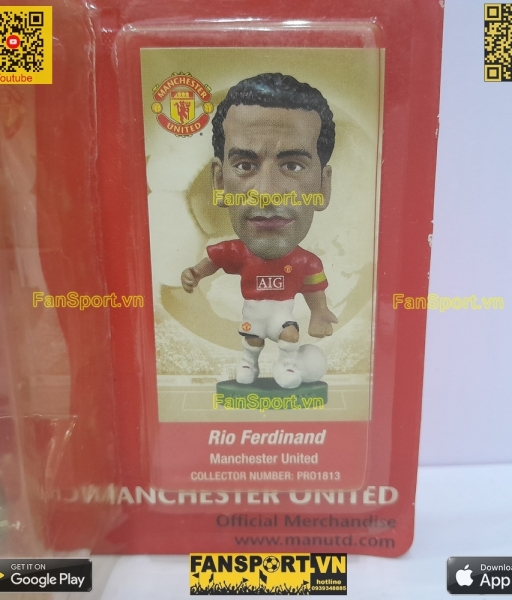 Tượng Ferdinand 5 Manchester United 2007 2008 2009 corinthian PRO1813