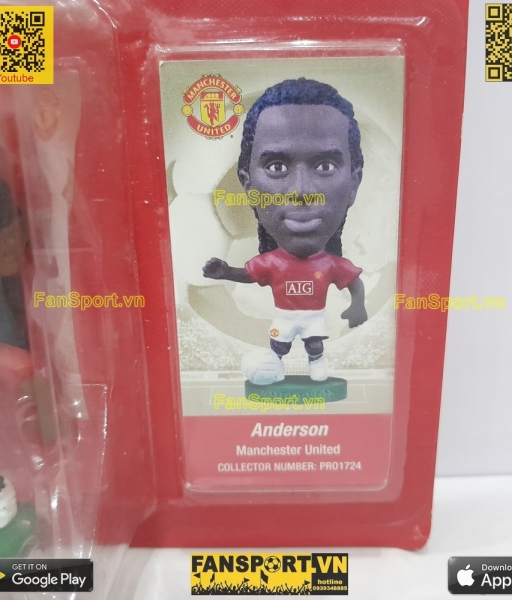 Tượng Anderson 8 Manchester United 2007 2008 2009 corinthian PRO1724
