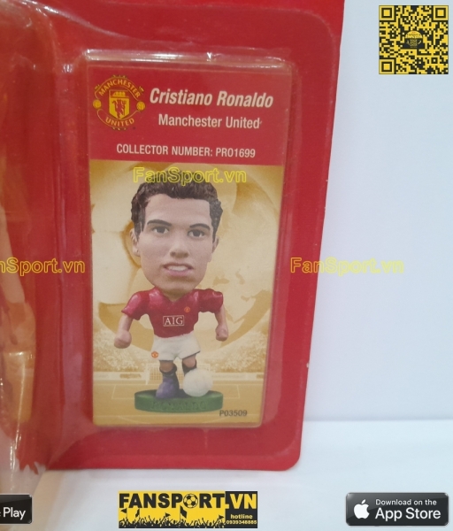 Tượng Ronaldo 7 Manchester United 2007 2008 2009 corinthian PRO1699