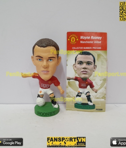Tượng Rooney 10 Manchester United 2007 2008 2009 corinthian PRO1698