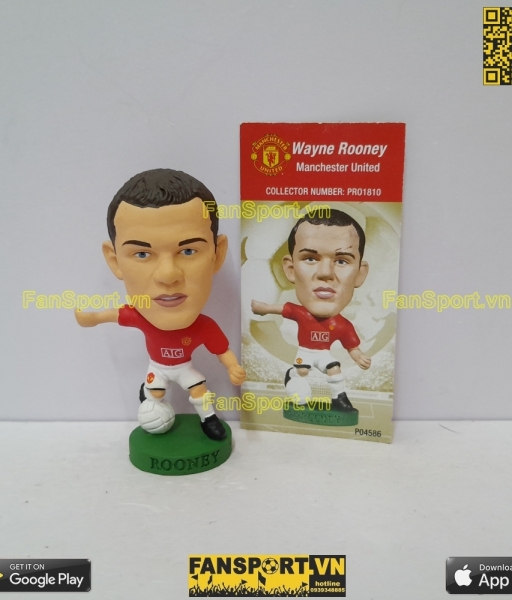 Tượng Rooney 10 Manchester United 2007 2008 2009 corinthian PRO1810