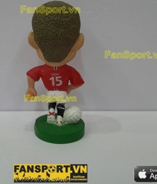 Tượng Vidic 15 Manchester United 2007 2008 2009 corinthian PRO1726