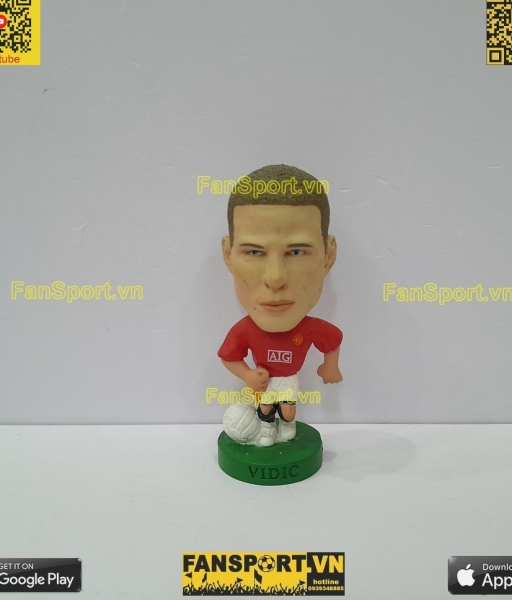 Tượng Vidic 15 Manchester United 2007 2008 2009 corinthian PRO1726