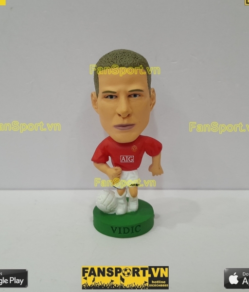 Tượng Vidic 15 Manchester United 2007 2008 2009 corinthian PRO1793