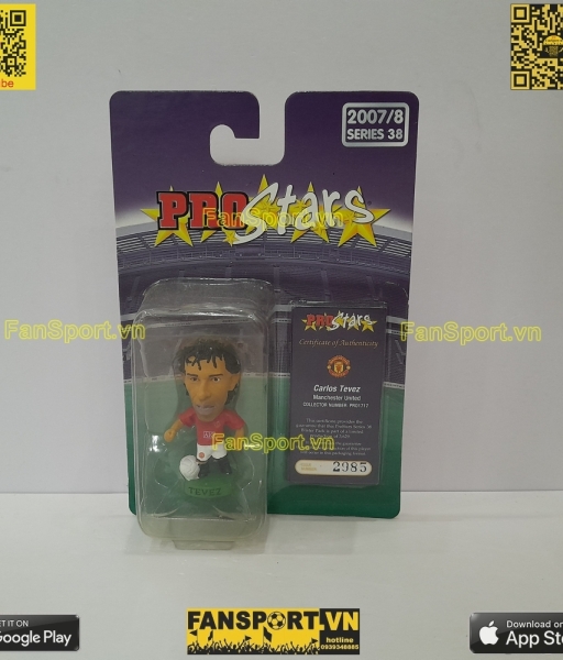 Tượng Tevez Manchester United 2007 2008 2009 home corinthian PRO1717