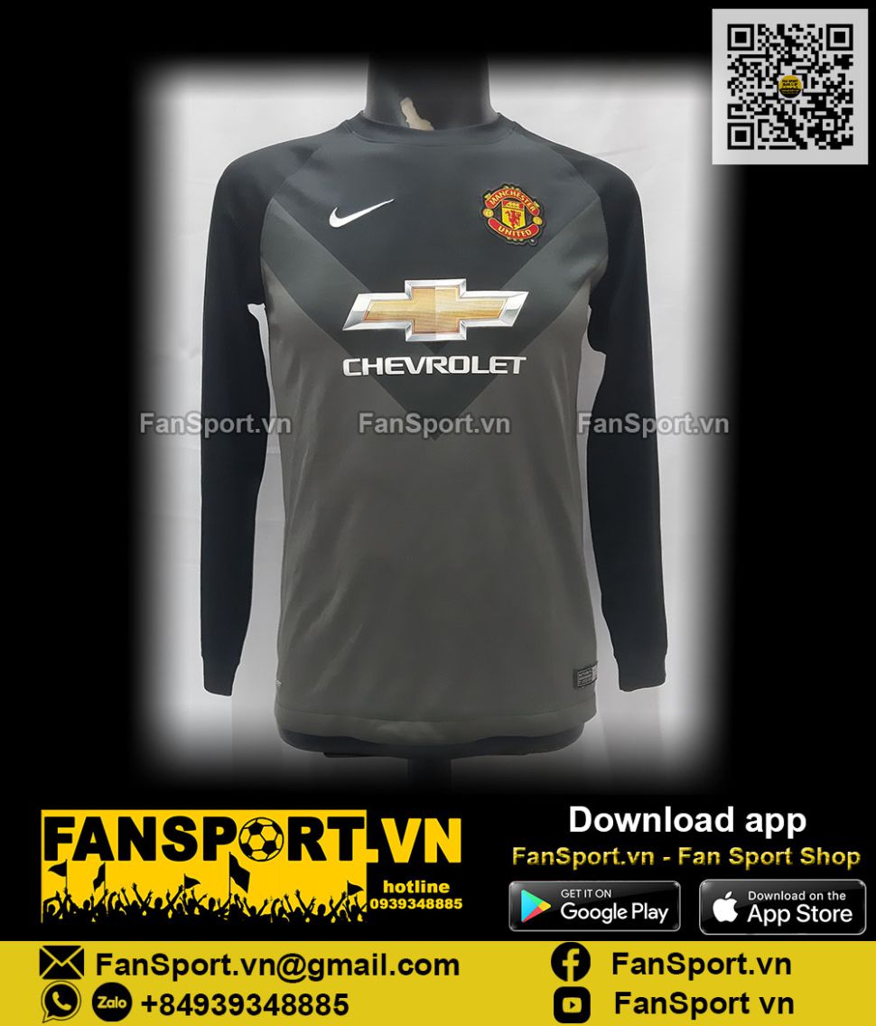 Áo thủ môn De Gea 1 Manchester United 2014-2015 goalkeeper 611042 Nike
